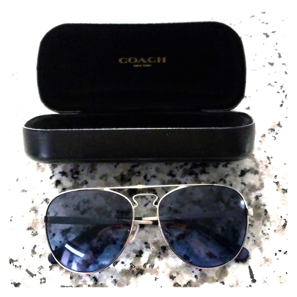 Coach aviator sunglasses